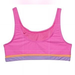 Seafolly Girls Swim Crop Top Size Girls 8 NWOT